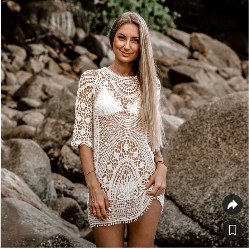 Medium Cupshe Boho Hollow-Out Cover Up